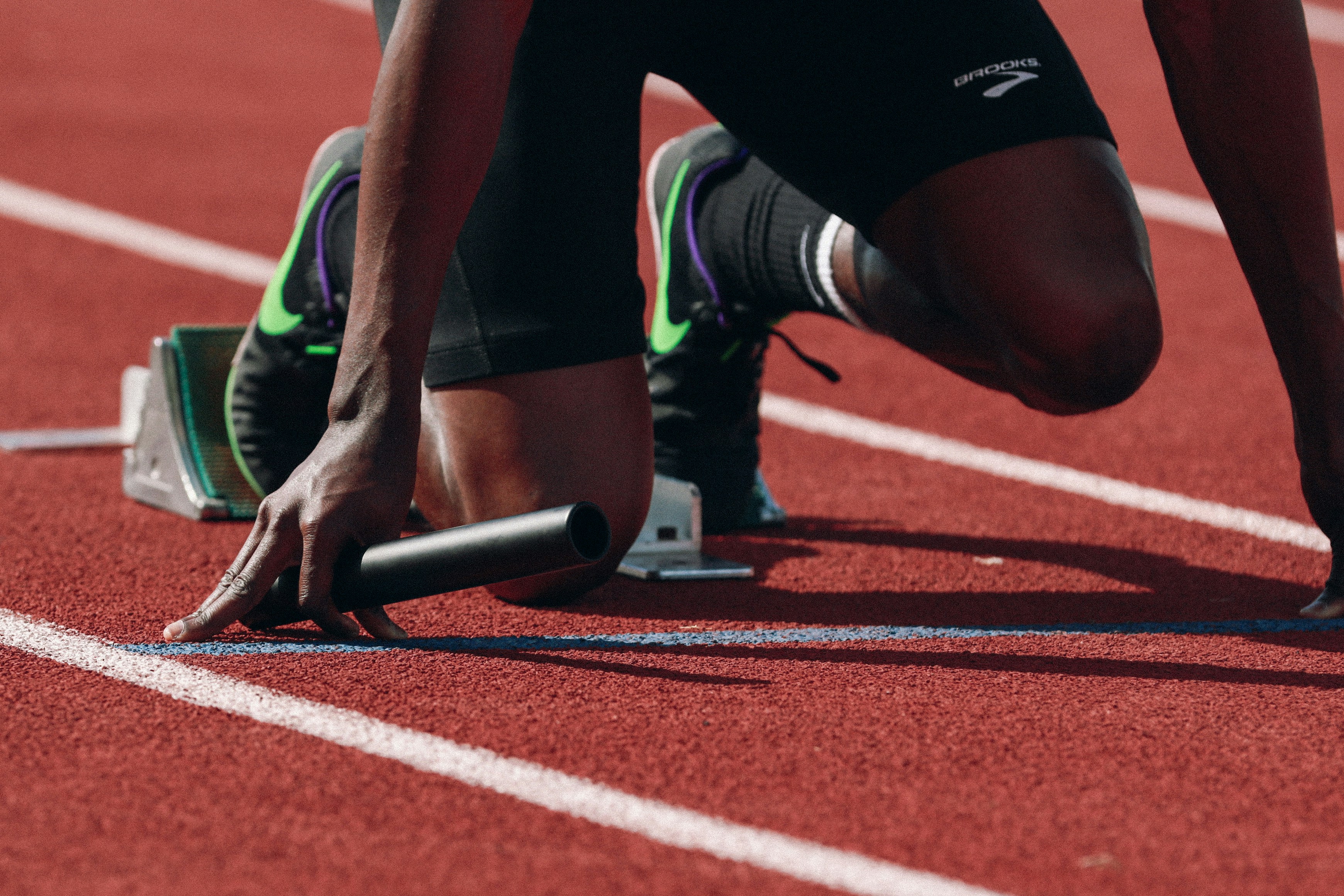 A Runner readies